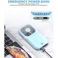 Wholesale Hanging Waist Neck small air Cooler multi-functional power bank mini USB Foldable Phone Holder Mini rechargeable fan